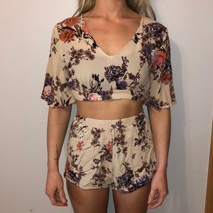 2 piece crop top